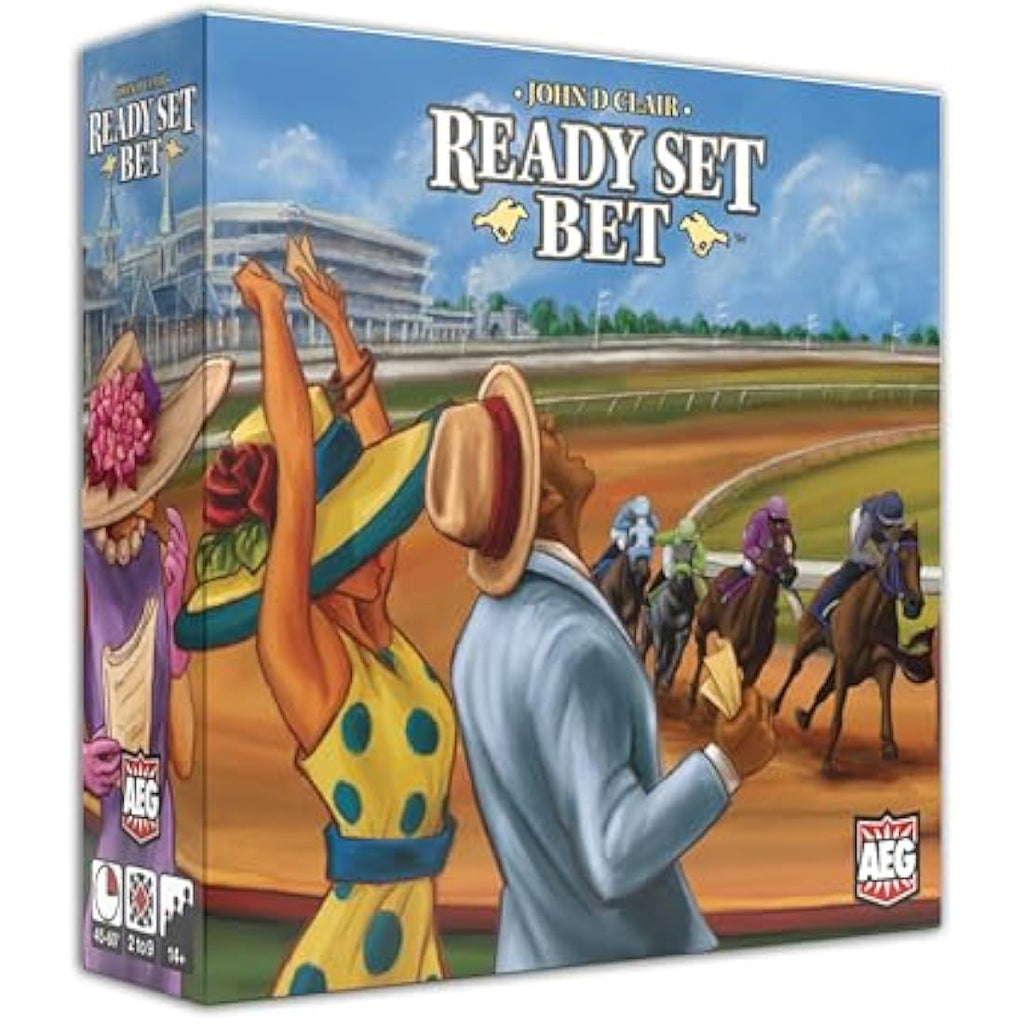 Alderac Ready Set Bet Board Game – Horse Racing Party Game for 2-9 Players