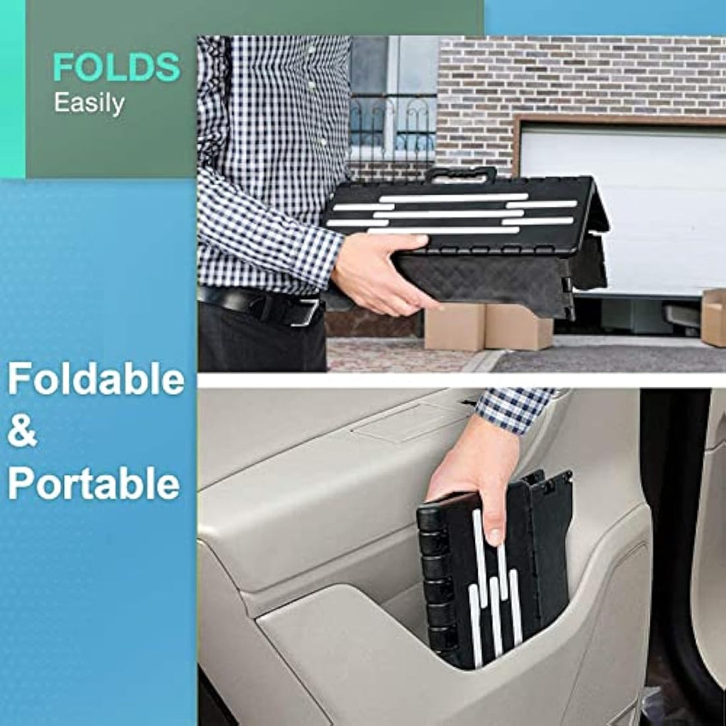 Folding Step Stool – 5 Inch Portable Stool for Kitchen & RV