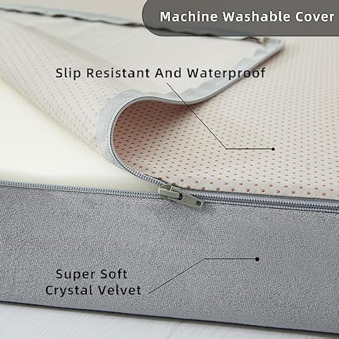 10cm Trifold Memory Foam Mattress – Portable Single Sleeping Pad