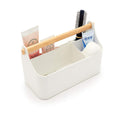 simplywire Makeup Storage Organiser - White Bathroom Caddy Vanity Box