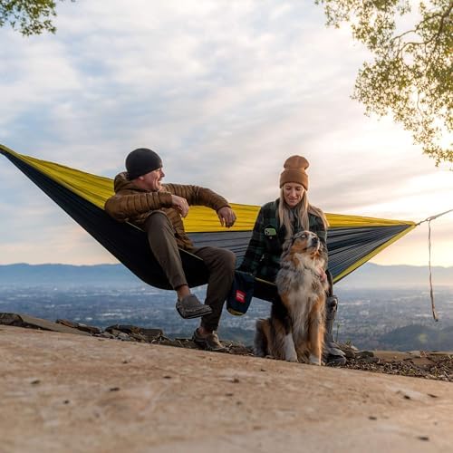 Grand Trunk Double Parachute Nylon Hammock – Lightweight Camping Gear