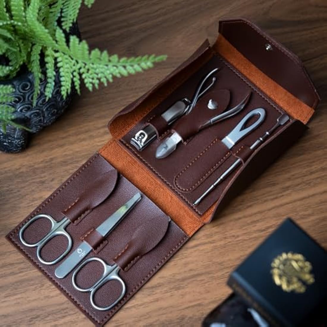 Ozric Luxury Manicure Set - Stainless Steel Nail Kit with Travel Pouch