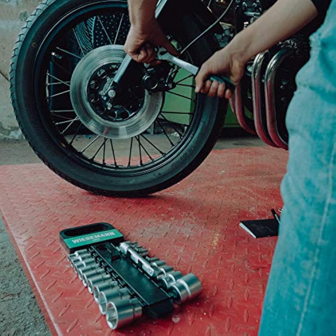 WIESEMANN 1893 Socket Wrench Set | 20-Piece 1/2" Ratchet & Cr-V Steel