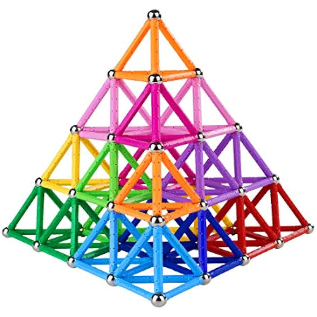 Jolof Store Magnetic Building Blocks – 310pc STEM Construction Toy Set