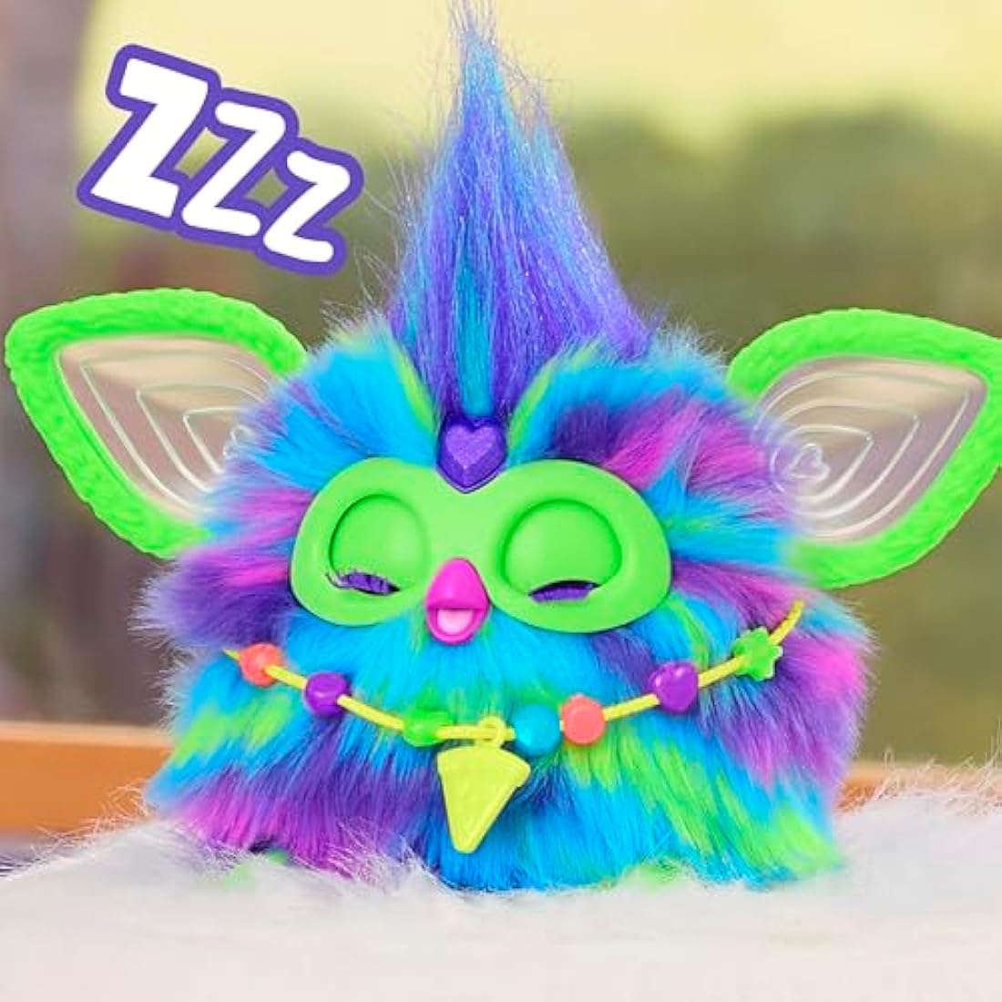 Hasbro Furby Galaxy Glow in the Dark Interactive Plush Toy - Spanish