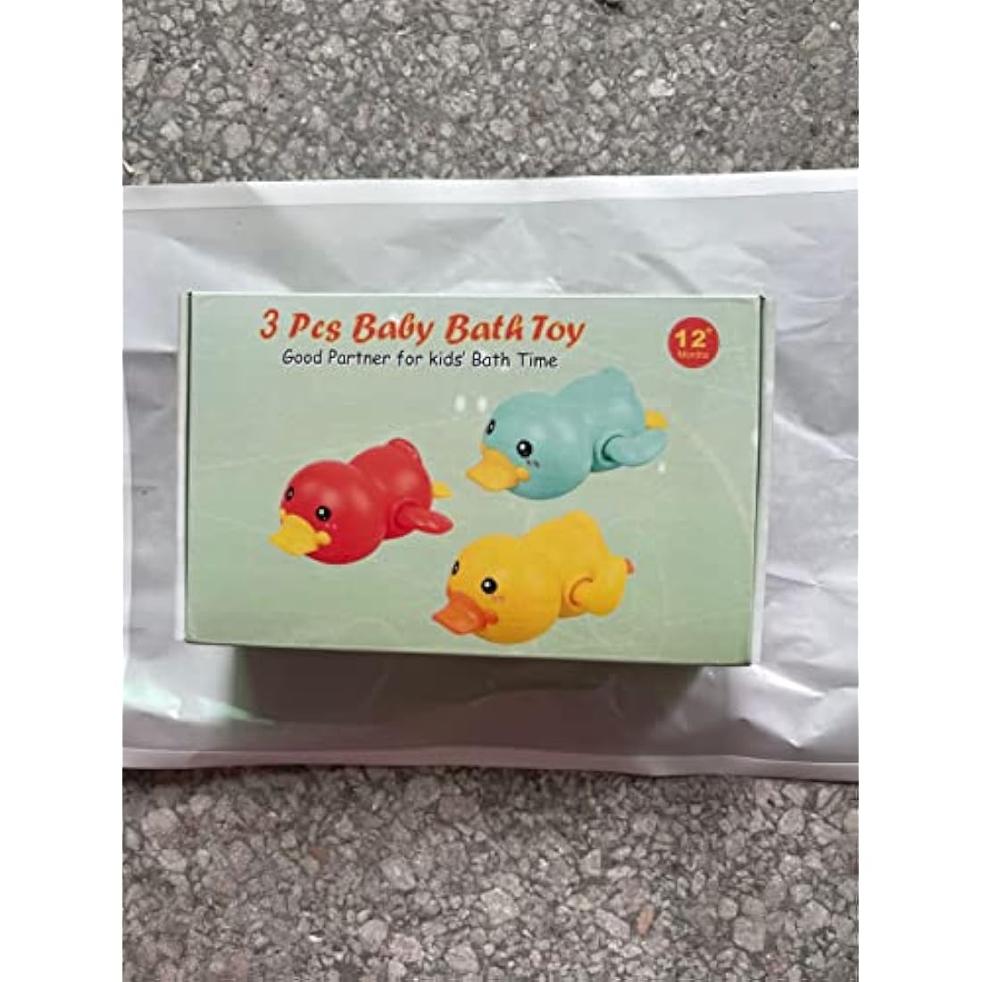 BelleStyle Wind Up Duck Bath Toys - 3 Pack Floating Water Toys for Toddlers