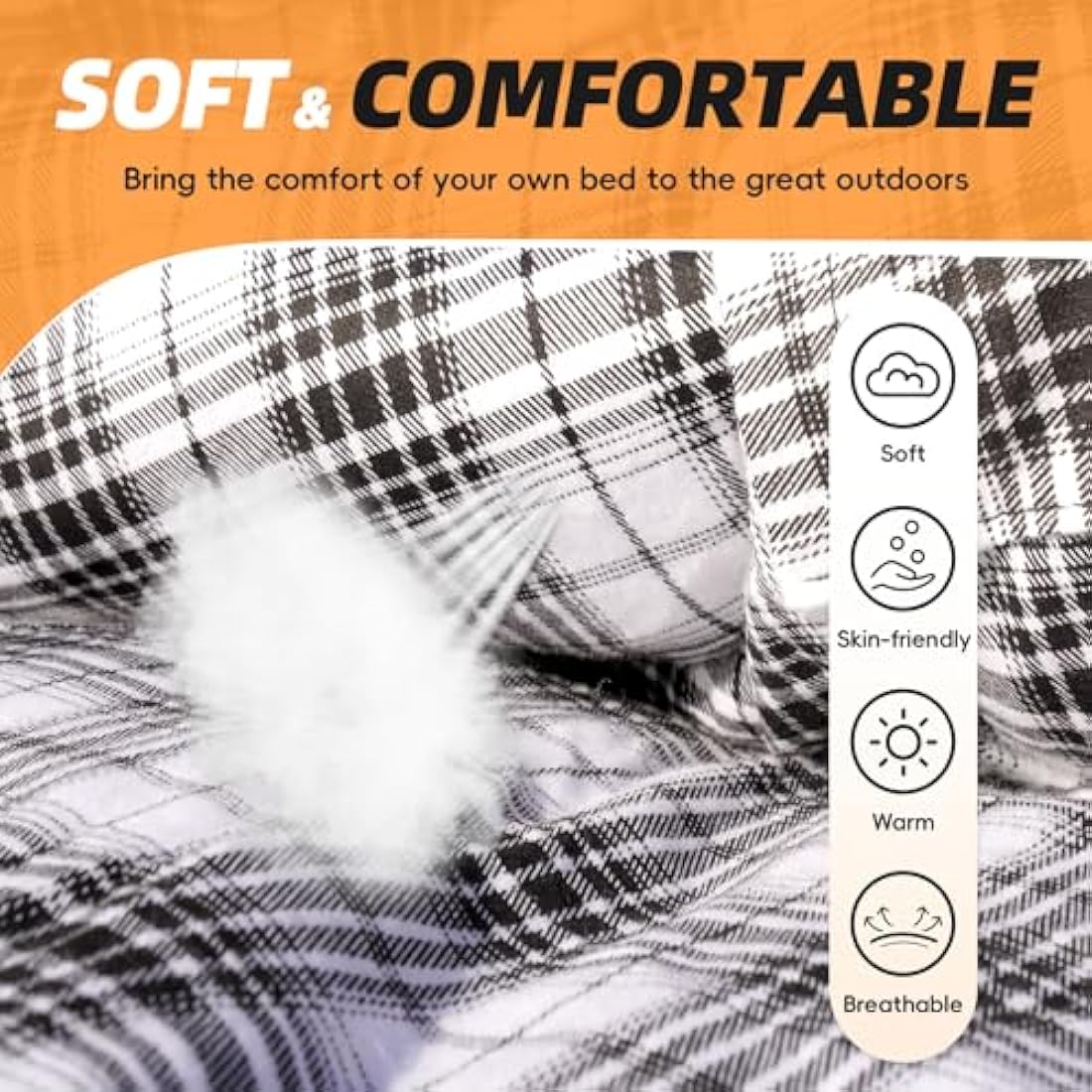 MEREZA XL Wide Sleeping Bag | Big and Tall 3-4 Season Cold Weather Gear
