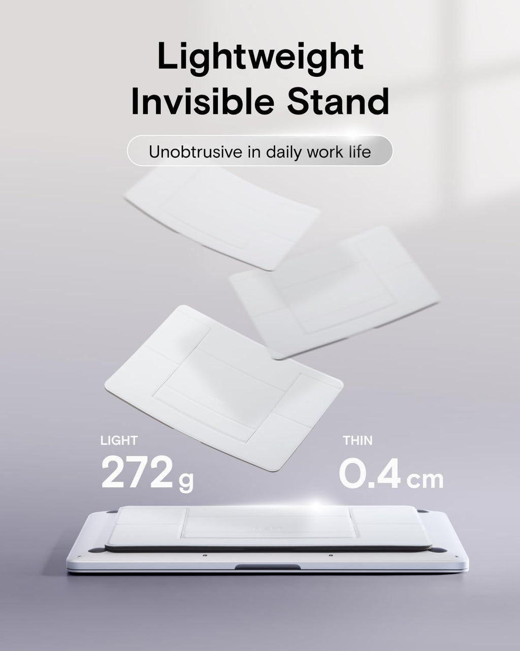 MOFT Laptop Stand for Desk, Non-Adhesive Laptop Stand with 2 Adjustable Viewing Angles