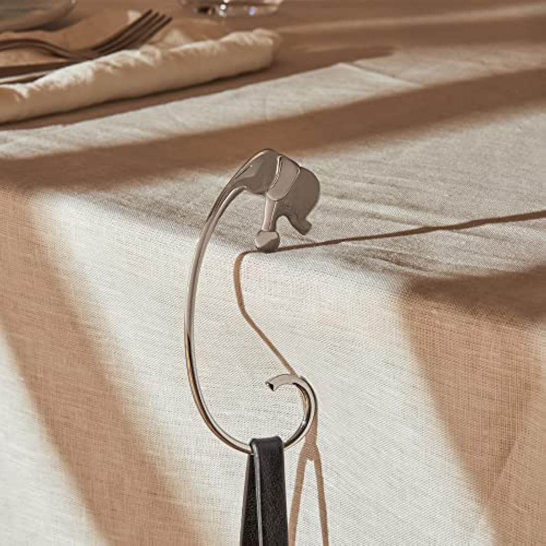 Alessi Jumbo Elephant Purse Hook – Mirror Polished Stainless Steel