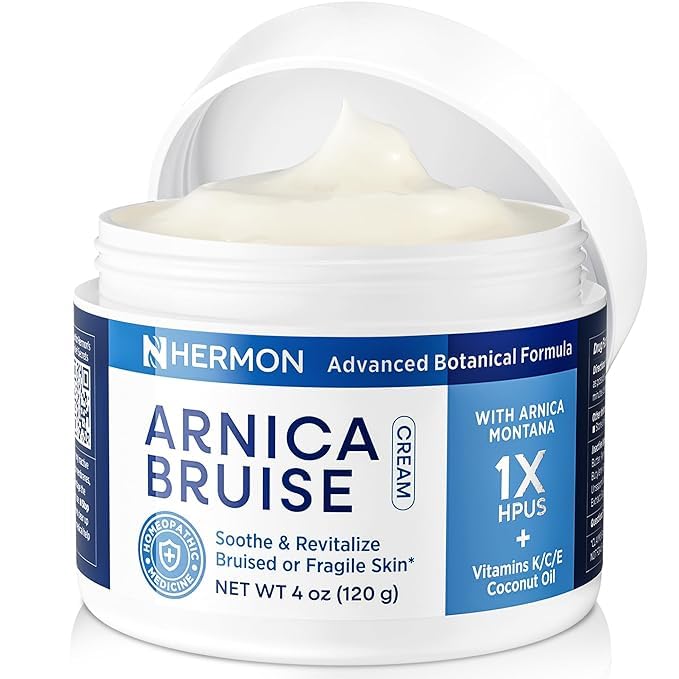 Hermon Arnica Cream for Bruising and Swelling Relief -
