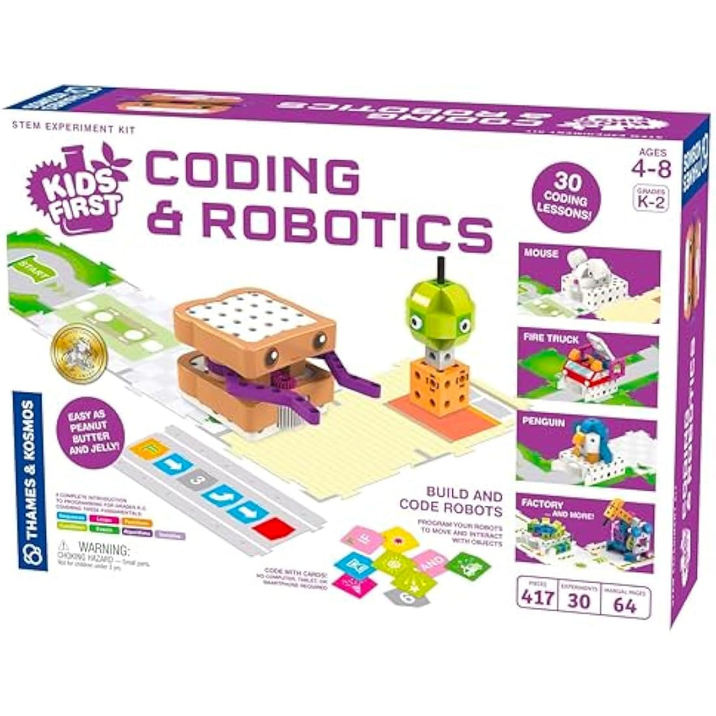Thames & Kosmos Kids First Coding & Robotics STEM Science Kit