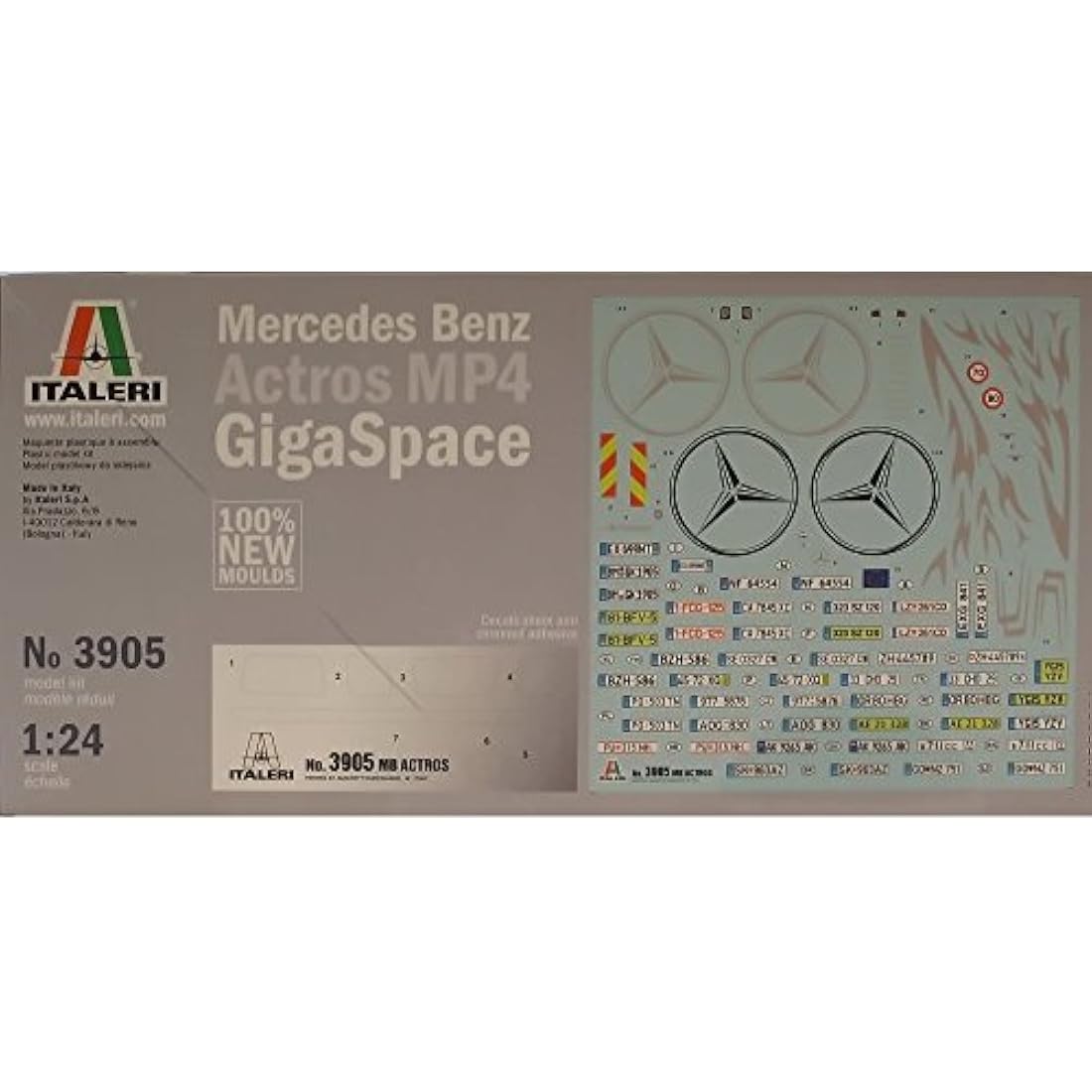 Italeri 1:72 Mercedes Benz Actros Gigaspace Model Truck Hobby Kit