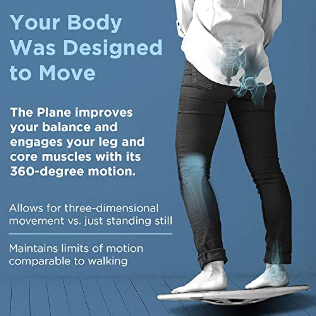 FluidStance The Plane Balance Board – Eco-Friendly Standing Desk Accessory