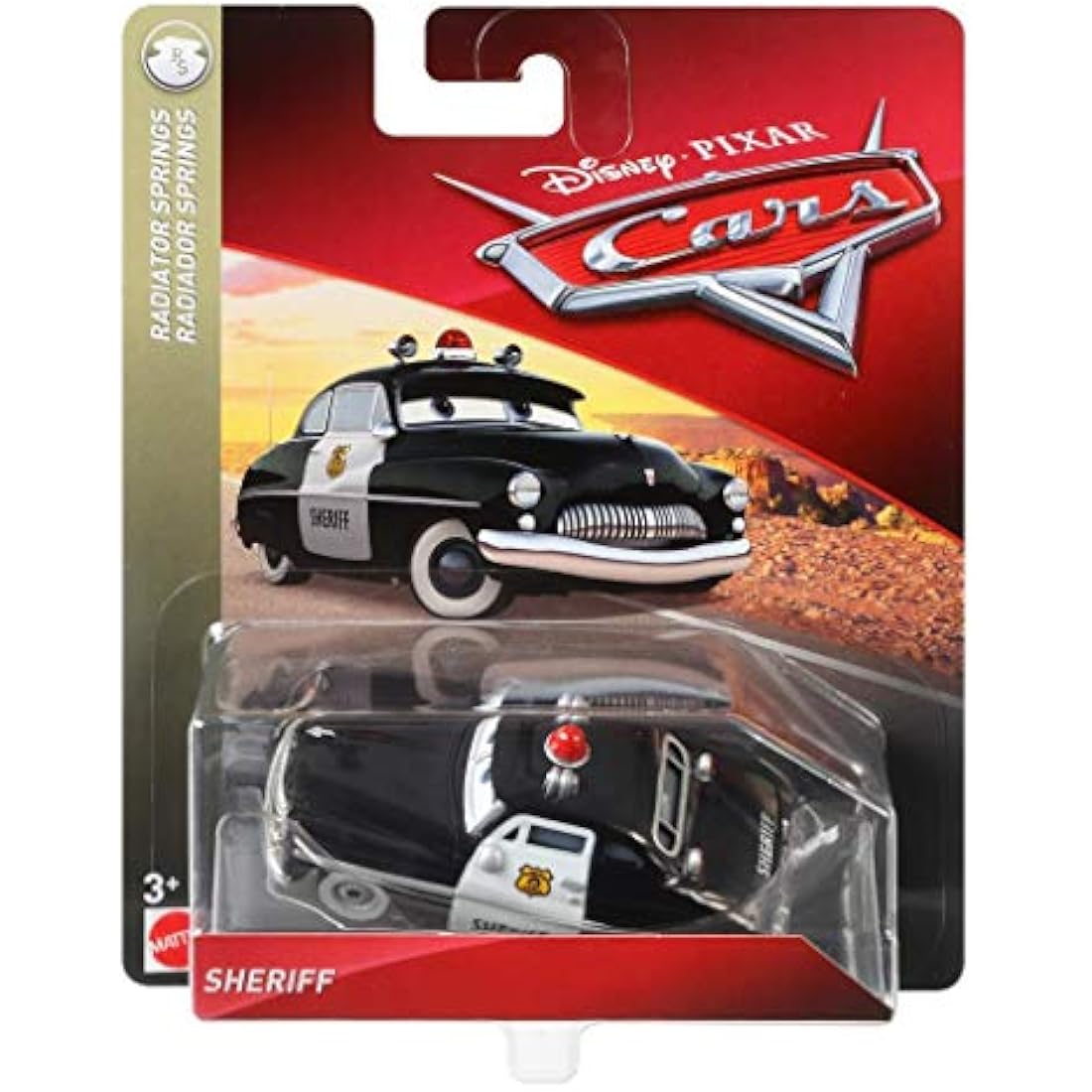 Disney Pixar Cars 3 Sheriff Die-Cast Vehicle – 1:55 Scale Movie Toy