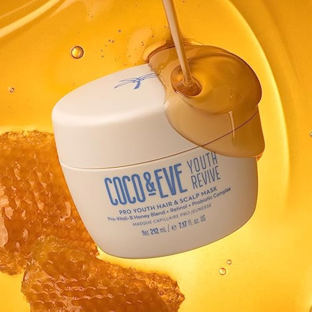Coco & Eve Pro Youth Hair & Scalp Mask | Anti-Aging Honey & Retinol (212ml)