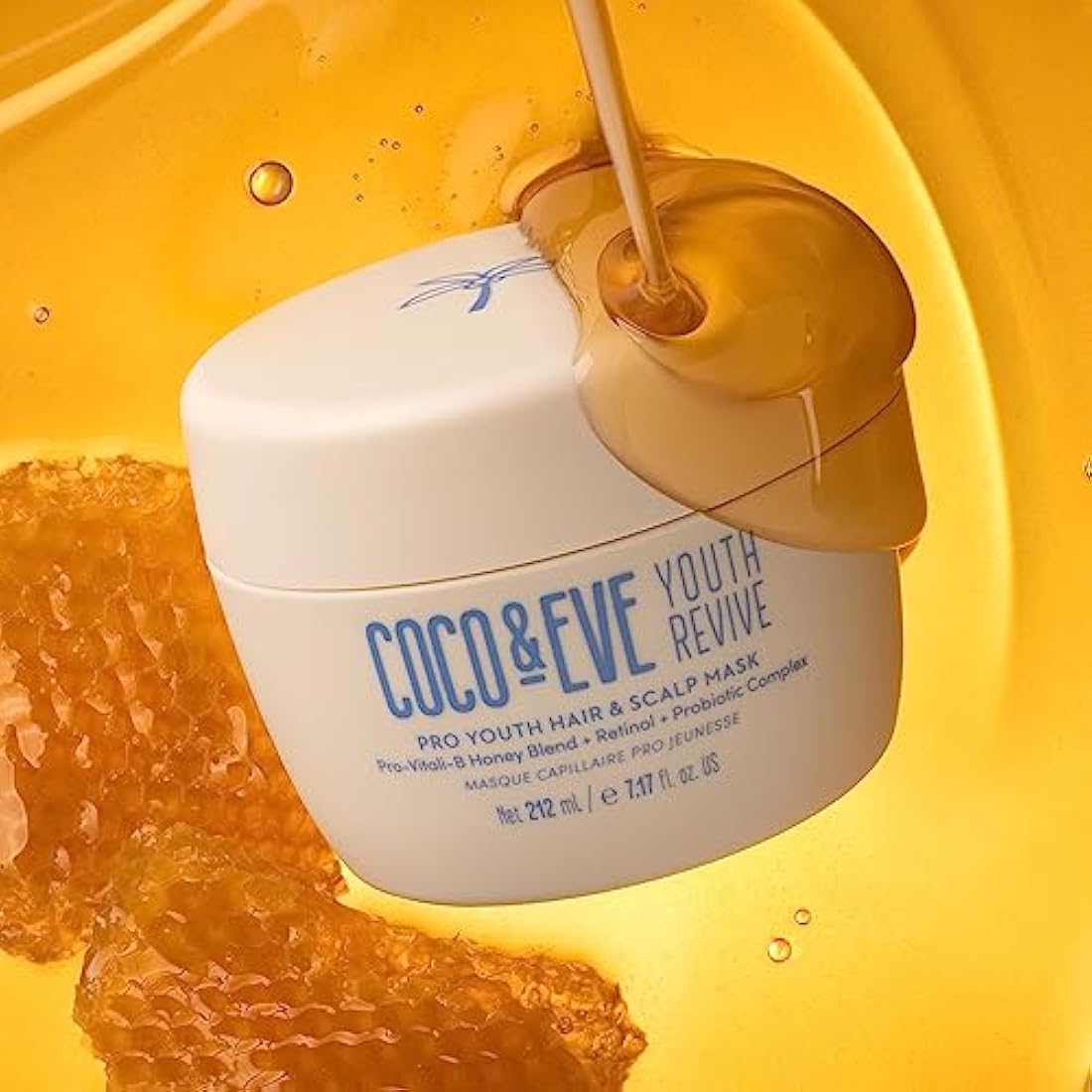 Coco & Eve Pro Youth Hair & Scalp Mask | Anti-Aging Honey & Retinol (212ml)