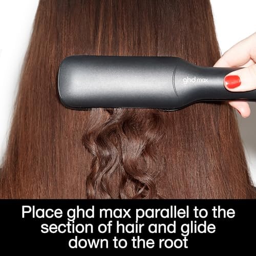 ghd Max Professional Hair Straightener | Wide 1.65" Plates for Frizz Control