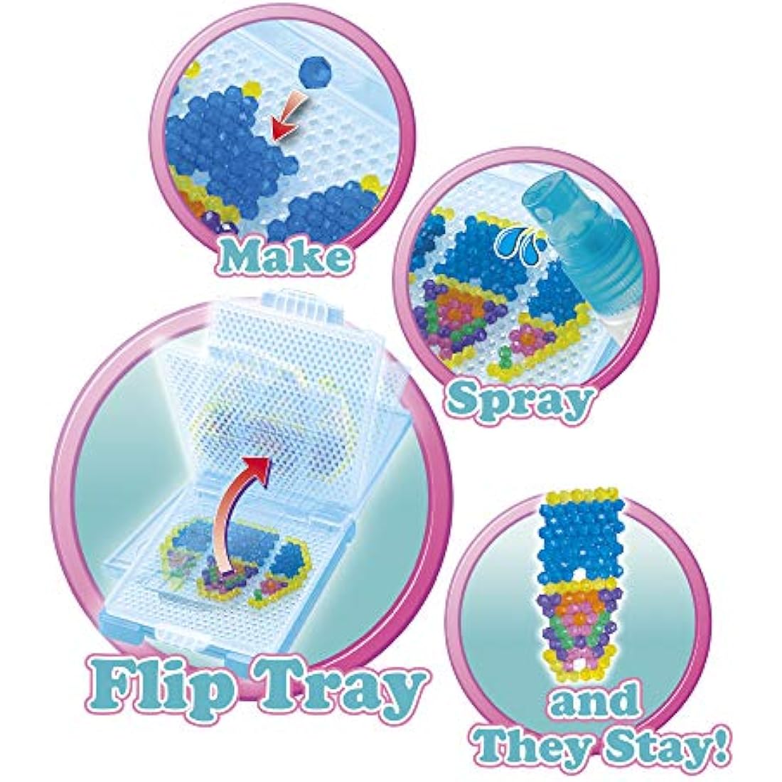 Aquabeads 3D Crystal Carriage Set – DIY Kids Art & Craft Bead Kit