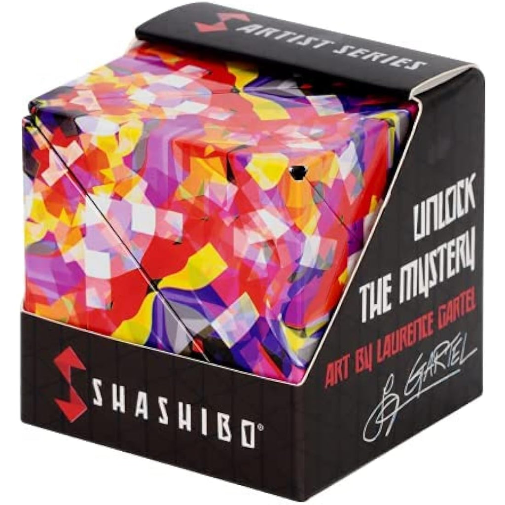 Shashibo Shape Shifting Magnetic Fidget Cube - Confetti Artist Series