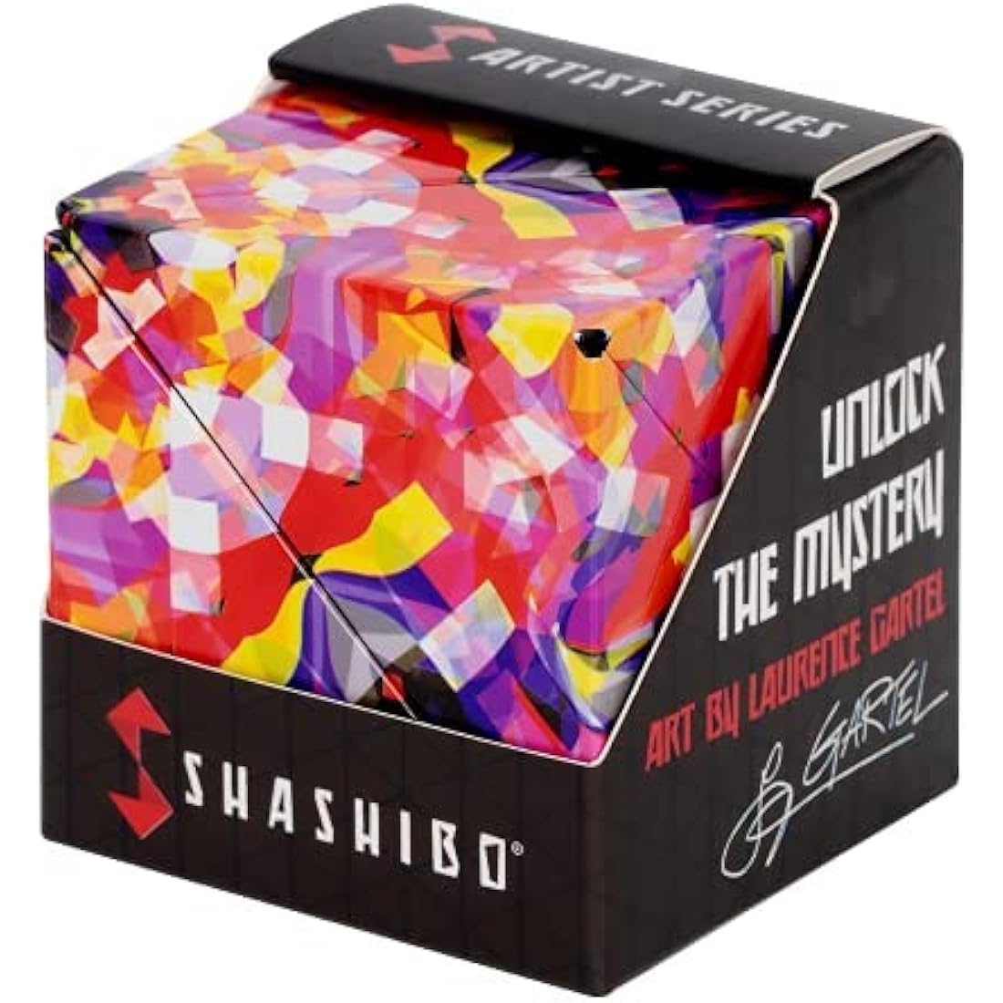Shashibo Shape Shifting Magnetic Fidget Cube - Confetti Artist Series
