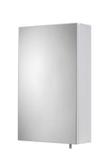 Croydex Dawley White Bathroom Mirror Cabinet | Wall Mounted Steel Storage
