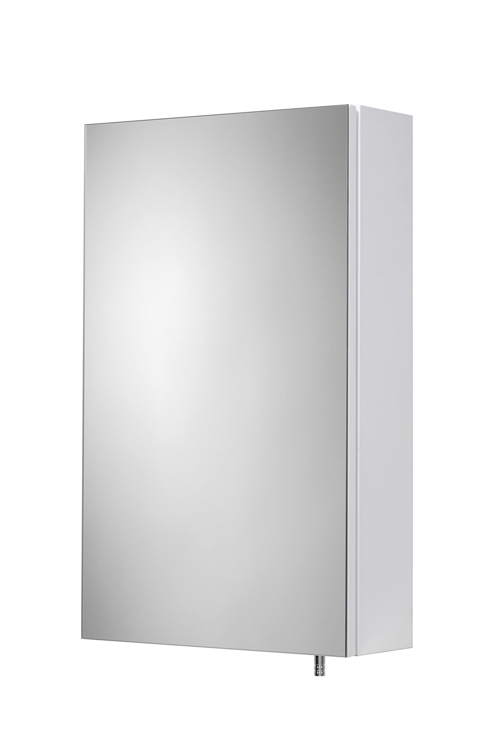 Croydex Dawley White Bathroom Mirror Cabinet | Wall Mounted Steel Storage