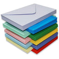 Craft UK C5 Envelopes - 150 Pack Assorted Brights & Pastels for Crafts
