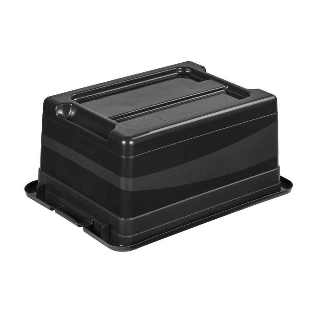 Keeeper Transport Box with Lid, Extra Strong, Sliding Closure, 39.5x29.5x17.5 cm, 12 Litre, Eckhart, Graphite Grey - image 5