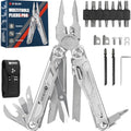 BIBURY 31-in-1 Multitool Pliers | Stainless Steel Tool with 16-Bit Set