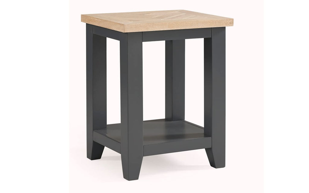Julian Bowen Bordeaux Lamp Table, Dark Grey - image 1