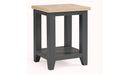 Julian Bowen Bordeaux Lamp Table, Dark Grey - image 1