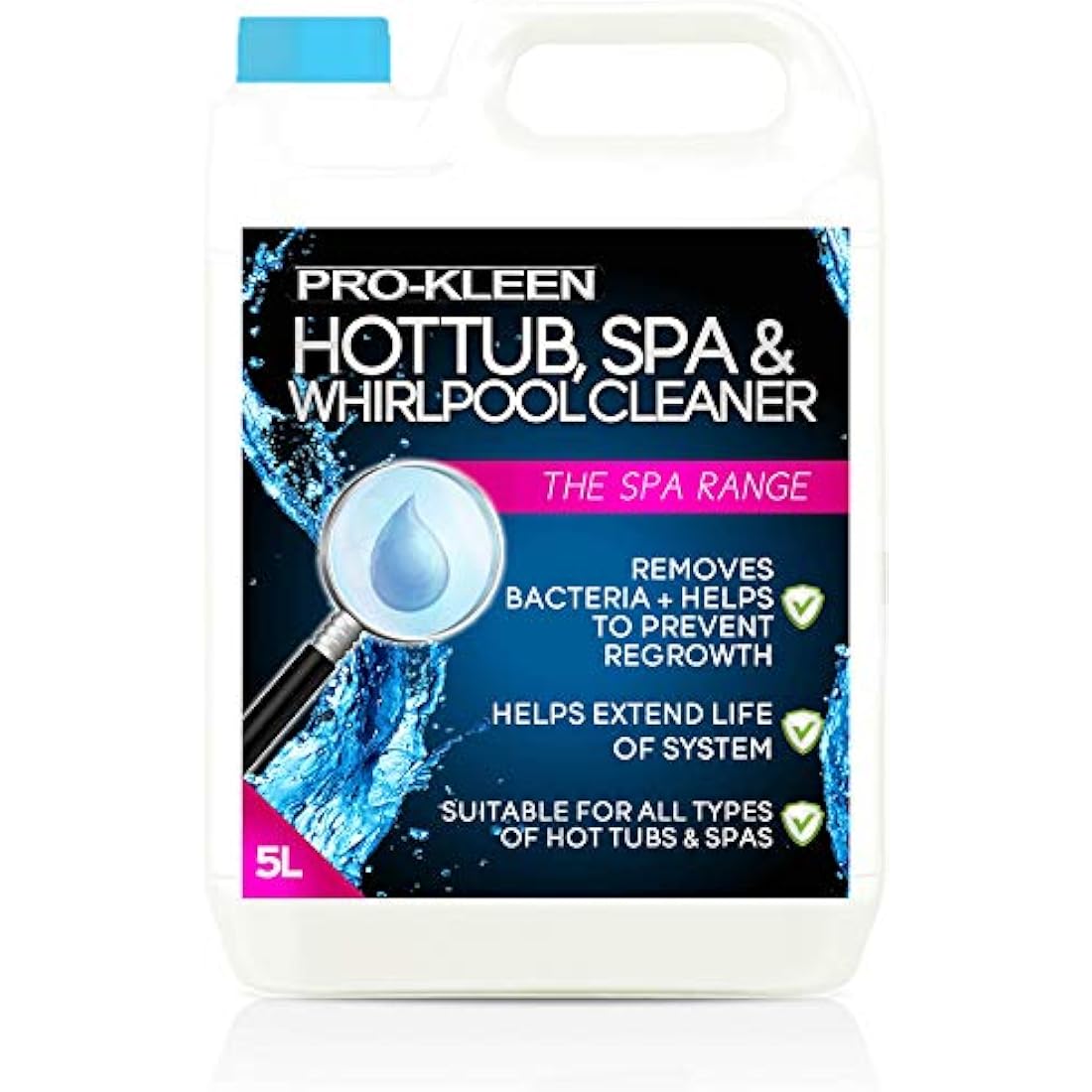 Pro-Kleen Whirlpool & Hot Tub Pipe Flush Cleaner - 5L Limescale Remover