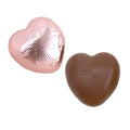 Italian Options Milk Chocolate Hearts | Rose Gold Foil | 1kg Bulk Box