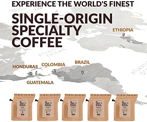 Organic Specialty Coffee Gift Set – 5 Single Estate Brewers