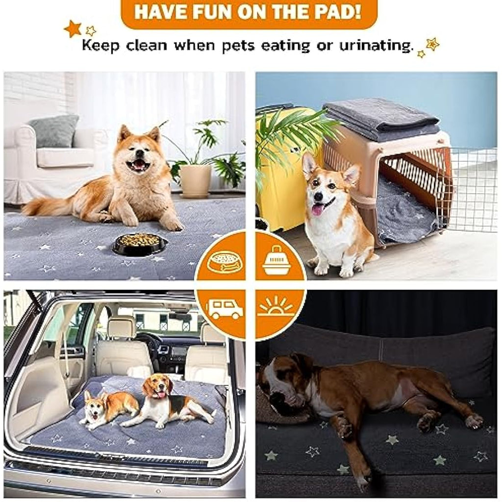 Washable Puppy Pads – 2 Pack Reusable Waterproof Dog Mats