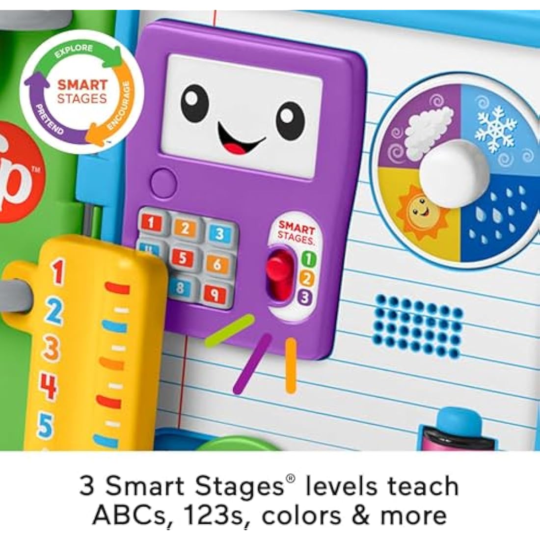 Fisher-Price Laugh & Learn 123 Schoolbook – Musical Activity Toy