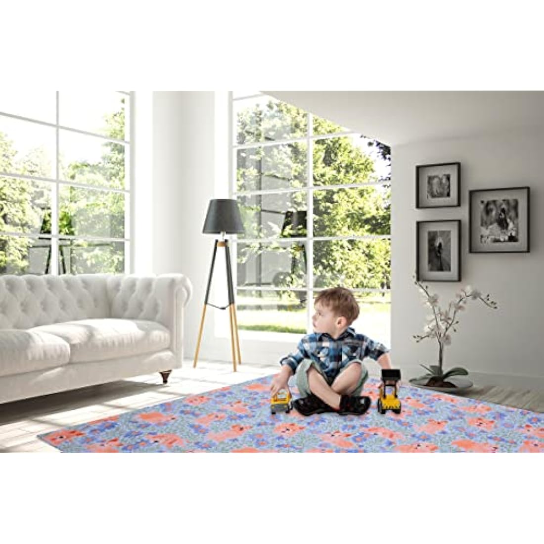 Splat Mat – 51" Waterproof Non-Slip High Chair Floor Mat