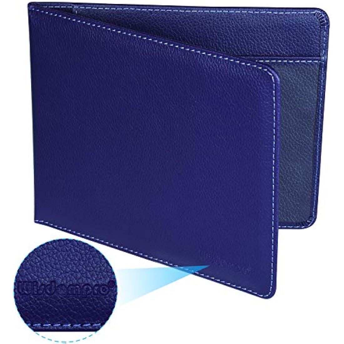 Wisdompro Blue Badge Holder – PU Leather Disability Parking Permit Cover