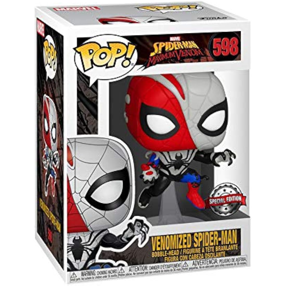 Funko POP Marvel Spider-Man: Maximum Venom – Venomized Spider-Man #598