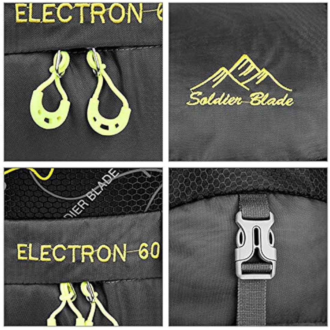 Freiesoldaten 60L Hiking Backpack | Waterproof Nylon Camping Rucksack