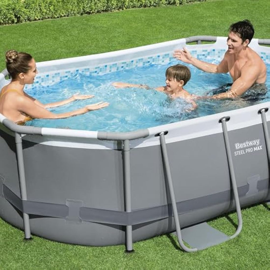 Bestway Steel Pro MAX Oval Above-Ground Pool Set with Filter Pump