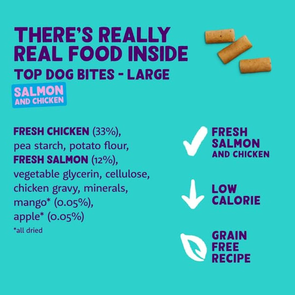 Edgard Cooper Grain Free Salmon & Chicken Dog Treats | 15 x 50g