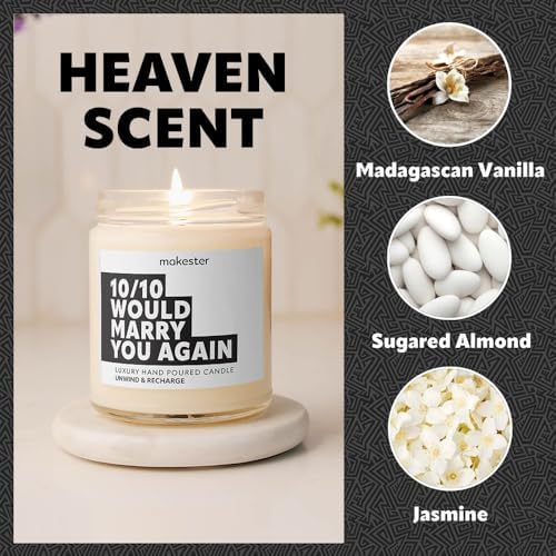 Funny Anniversary Scented Candle – Luxury Soy Wax, 220g