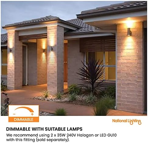 Marine Grade Stainless Steel Outdoor IP65 Up Down Wall Light