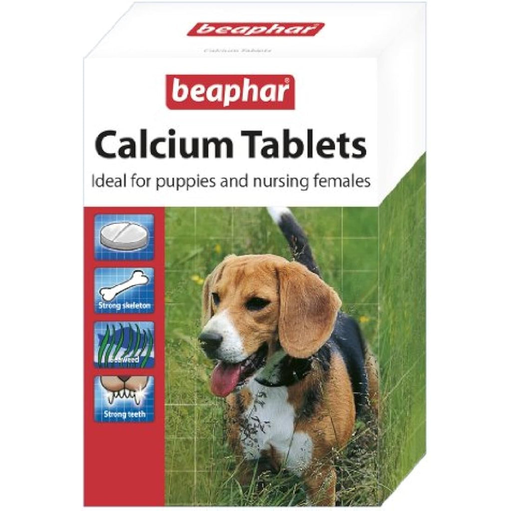 Beaphar Calcium Tablets for Puppies and Dogs – Bone & Teeth Support