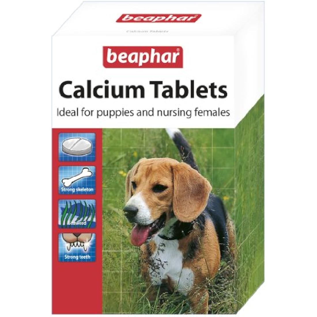 Beaphar Calcium Tablets for Puppies and Dogs – Bone & Teeth Support