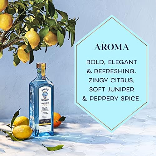 Bombay Sapphire Premier Cru Murcian Lemon London Dry Gin - 70cl