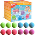 Zimpli Kids Baff Bombz - 12 Pack Vegan Moisturizing Bath Bombs Gift Set