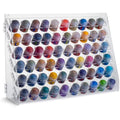 Plydolex Acrylic Citadel Paint Rack Organizer - 60 Hole Wall-Mounted Shelf