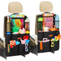 SURDOCA Car Seat Organiser | 8-Pocket Backseat Storage & Tablet Holder